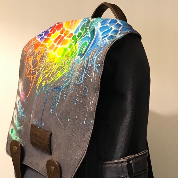 Painted Backpack Cool Art main image 4